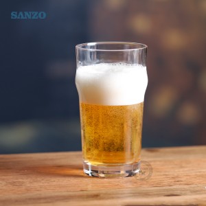 Sanzo 8 개 Oz 맥주 유리는 맥주 유리제 파티 맥주 유리를 주문을 받아서 만들었습니다